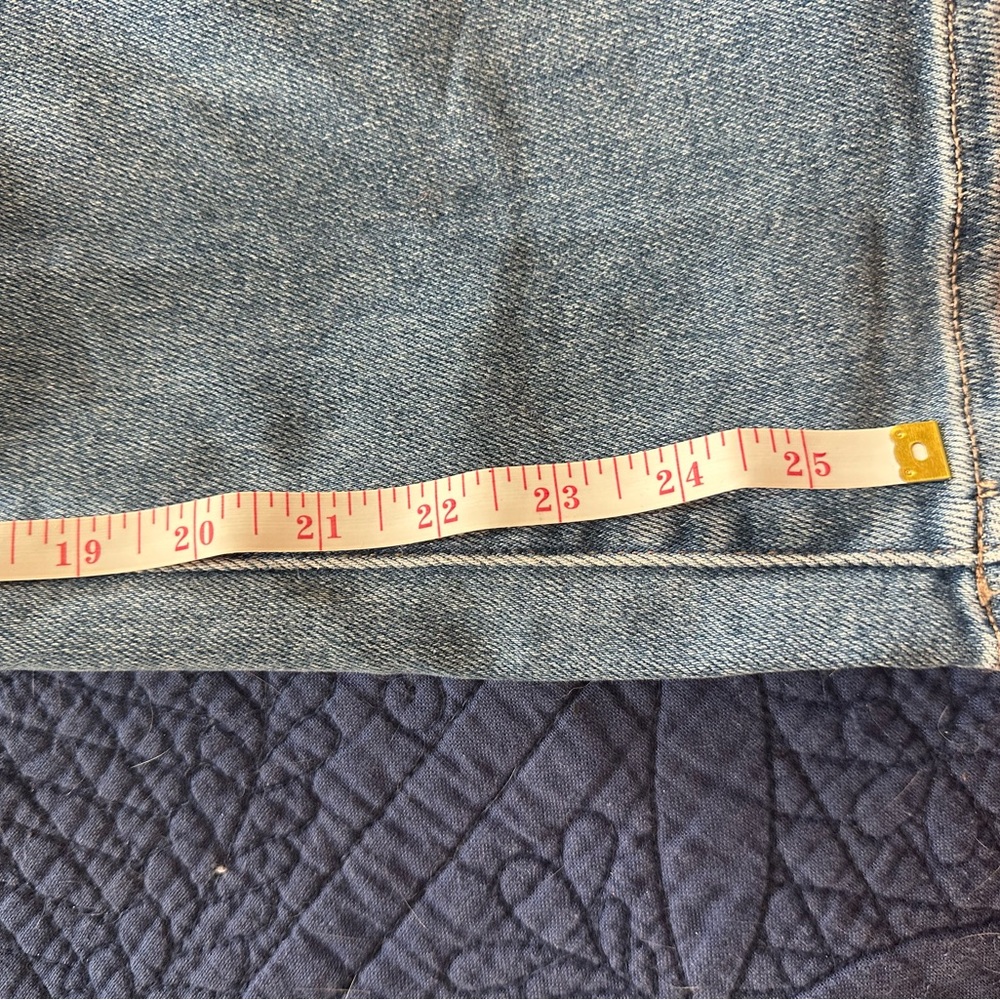 Dear John Cropped Denim Jeans Gently Used Size 27 - Picture 9 of 10